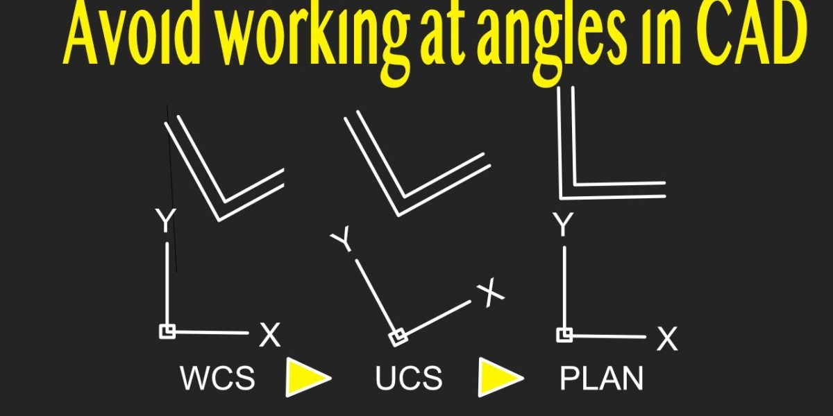 Quick AutoCAD Trick To Fix Rotated Drawings