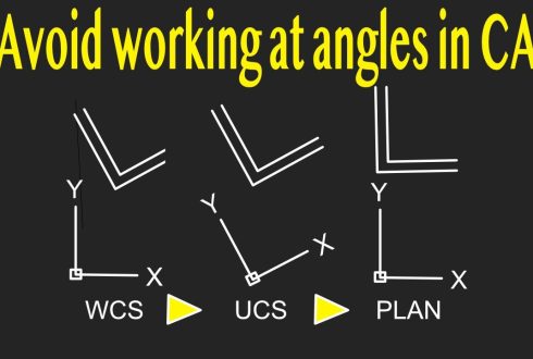 Quick AutoCAD Trick To Fix Rotated Drawings