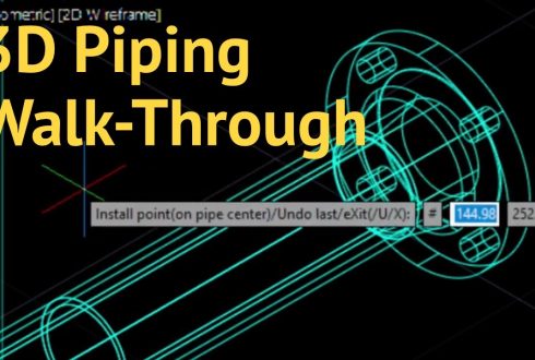 3D Piping – Startup