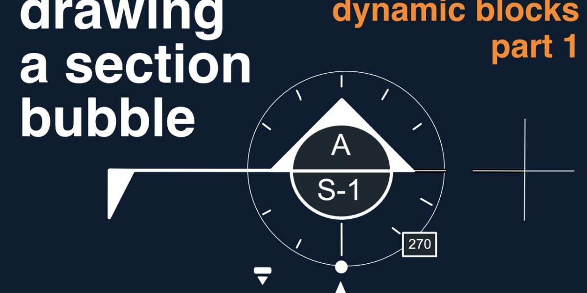 How To Make a Section Arrow in CAD Super Fast!