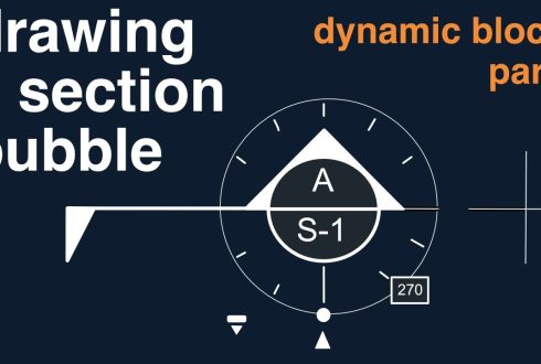 How To Make a Section Arrow in CAD Super Fast!