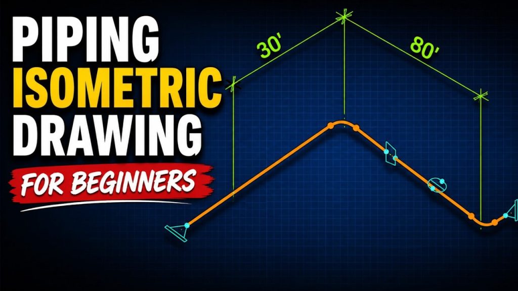 Piping Isometric Drawing for Beginners | Step-by-Step CAD Tutorial
