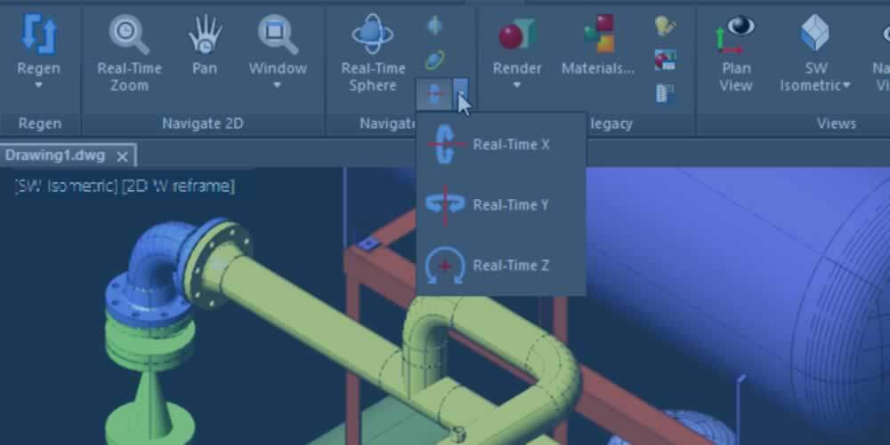 AViCAD piping software screenshot