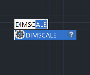 Dimscale in command line