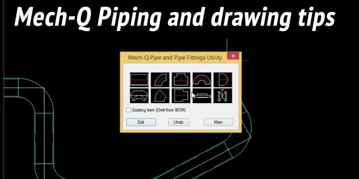 Straightforward way to draw piping + some AutoCAD tips.
