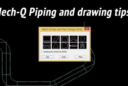 Straightforward way to draw piping + some AutoCAD tips.