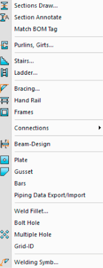 mechq structural menu